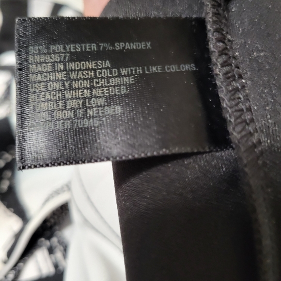 Worthington Med skirt and top, black and white color block - Picture 6 of 8